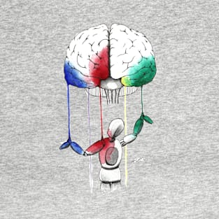 Brain Power Watercolor Puppet T-Shirt